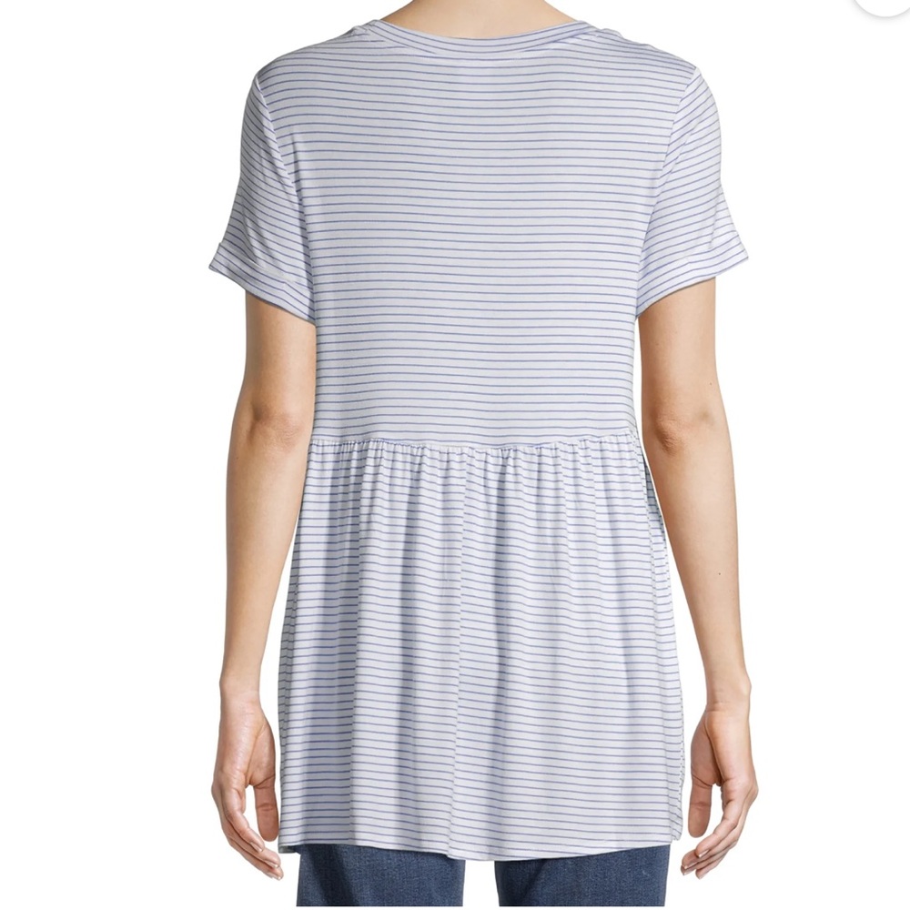Maternity Babydoll Short Sleeve T-Shirt - Picture 2 of 6